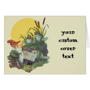 Vintage-Musikmagazin-Coverkunst, Etude-Froschchor