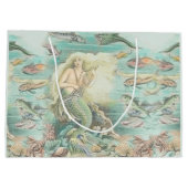 Vintage Musikmaid unter dem Party Große Geschenktüte (Rückseite)