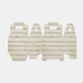 Vintage Musiknote Geschenkschachtel (Ungefaltet)