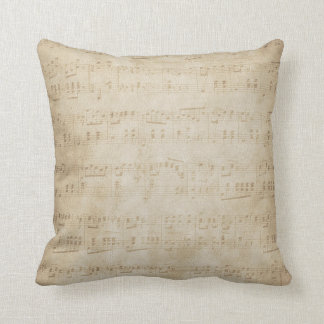 Vintage Musiknote Kissen