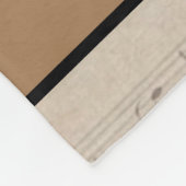 Vintage Musiknote Musiker Monogram Fleecedecke (Ecke)