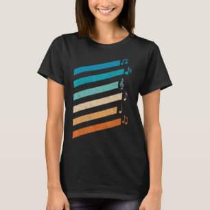 Vintage Musiknoten für Musiklehrer schneiden Musik T-Shirt