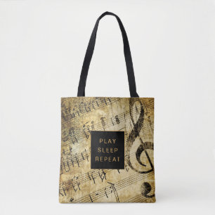 Vintage Musikpartie Tasche