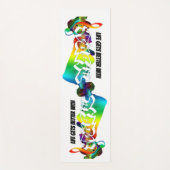 Vintage Musikunterhaltung Yogamatte (Vorderseite)