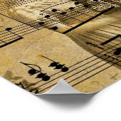 Vintage Muskelanmerkungen Poster (Ecke)