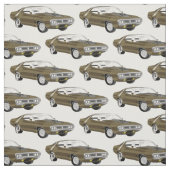 Vintage Muskelgewebe Stoff (Muster)