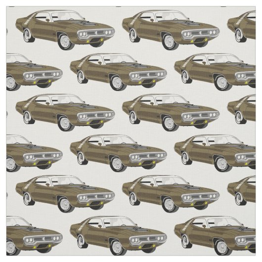 Vintage Muskelgewebe Stoff (Muster)