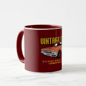 Vintage Muskelkater Tasse (Vorderseite Links)