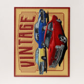 Vintage Muskelwagen Puzzle (Vertikal)