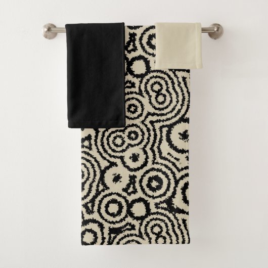 Vintage Muster Badhandtuch Set (Insitu)