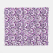 Vintage-Muster Fleecedecke (Vorderseite (Horizontal))