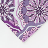 Vintage-Muster Fleecedecke (Ecke)