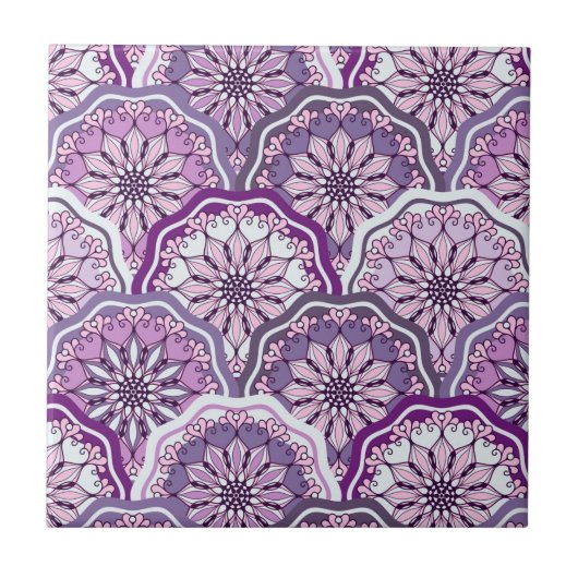Vintage-Muster Fliese (Vorderseite)
