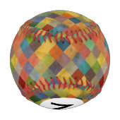 Vintage-Muster. Geometrisch. Baseball (Rückseite)