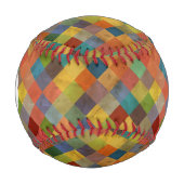 Vintage-Muster. Geometrisch. Baseball (Vorderseite)