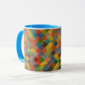 Vintage-Muster. Geometrisch. Tasse (Vorderseite Links)