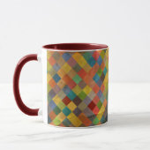 Vintage-Muster. Geometrisch. Tasse (Links)