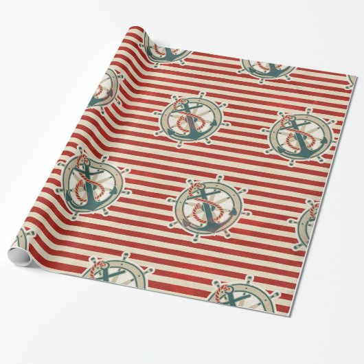 Vintage Muster-Geschenk-Verpackung Geschenkpapier (Ungerollt)