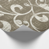 Vintage Muster-Geschenk-Verpackung Geschenkpapier (Ecke)