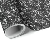 vintage Muster Geschenkpapier (Rolleneckpunkt)