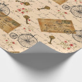 vintage Muster Geschenkpapier (Ecke)