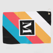 Vintage-Muster Golfhandtuch (Horizontal)