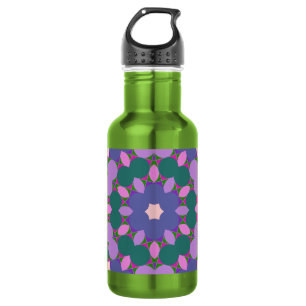 Vintage-Muster in vielen Farben Edelstahlflasche