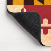 Vintage Muster Marylander Flagge Mousepad (Ecke)