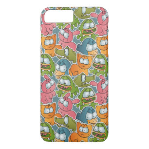 Vintage-Muster mit Cartoon-Tieren Case-Mate iPhone Hülle