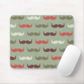 Vintage-Muster mit Schnurrbart Mousepad (Mit Mouse)