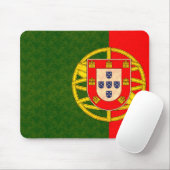 Vintage Muster-Portugiese-Flagge Mousepad (Mit Mouse)