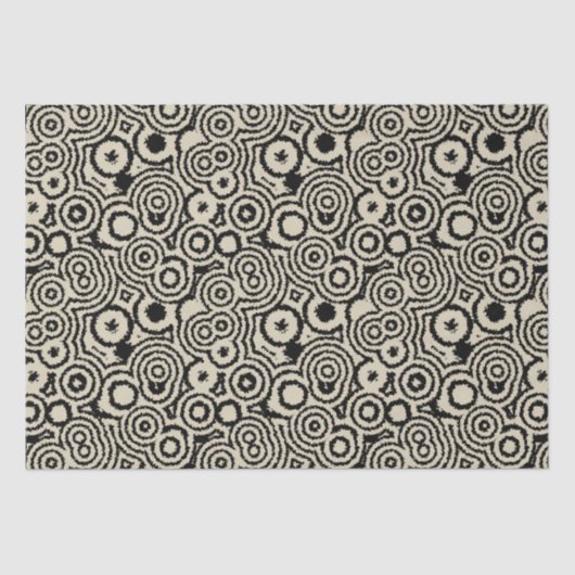 Vintage Muster Seidenpapier (Vorderseite)