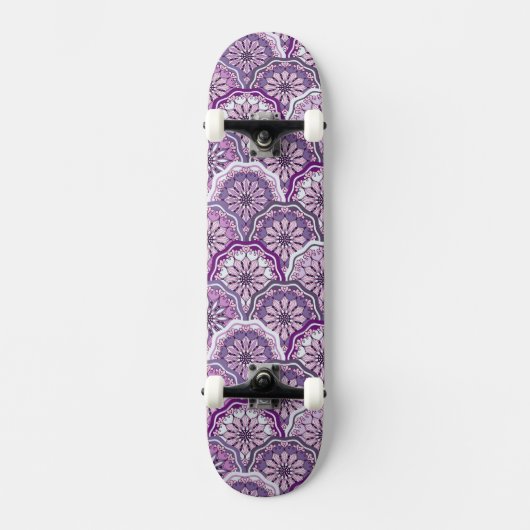 Vintage-Muster Skateboard (Vorderseite)