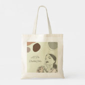 Vintage-Muster-Tasche Tragetasche (Rückseite)