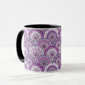 Vintage-Muster Tasse (Vorderseite Links)