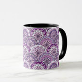 Vintage-Muster Tasse (VorderseiteRechts)