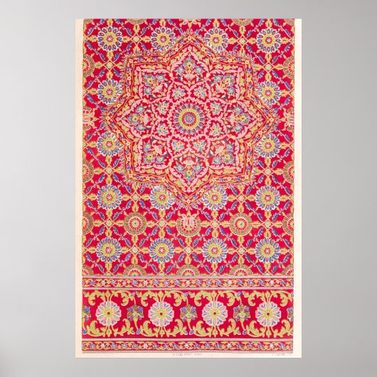 Vintage Musterdarstellung Poster (Vorne)