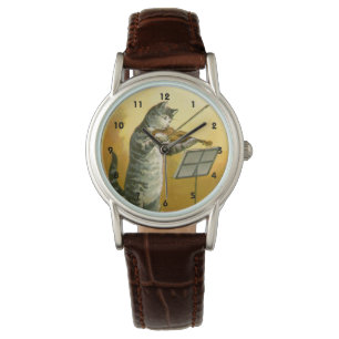 Vintage-Mutter-Gans-Kinderreim Hey Diddle Armbanduhr
