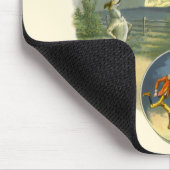 Vintage-Mutter-Gans-Kinderreim Hey Diddle Mousepad (Ecke)