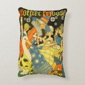 Vintage Mutter Gans lesen Bücher für Kinder Dekokissen (Rückseite(Vertikal))