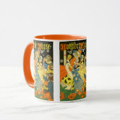 Vintage Mutter Gans lesen Bücher für Kinder Tasse (Vorderseite Links)