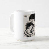 Vintage Mutter & Kind 1982 Kaffeetasse (Vorderseite Links)