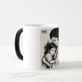 Vintage Mutter & Kind 1982 Verwandlungstasse (Vorderseite Links)