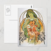 Vintage Mutter Maria Postkarte (Vorne/Hinten)