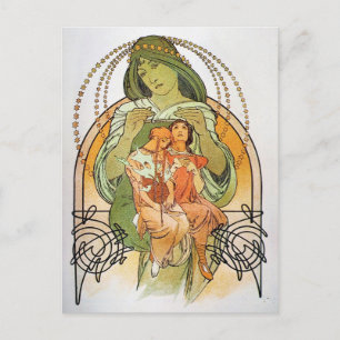 Vintage Mutter Maria Postkarte