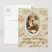 Vintage Mutter Postkarte (Vorne/Hinten)