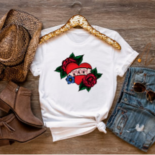 Vintage-Mutter-Tattoo-Damen-T-Shirt T-Shirt