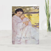 Vintage Mutter- und Babytageskarte Feiertagskarte (Vorderseite)