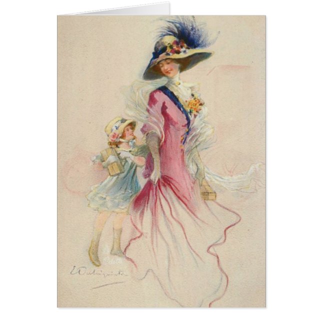 Vintage Mutter und Kind (Vorne)