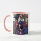 Vintage Mutter und Kind in Greenhouse Tasse (Links)